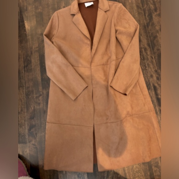 ZARA faux long suede jacket - Picture 8 of 15